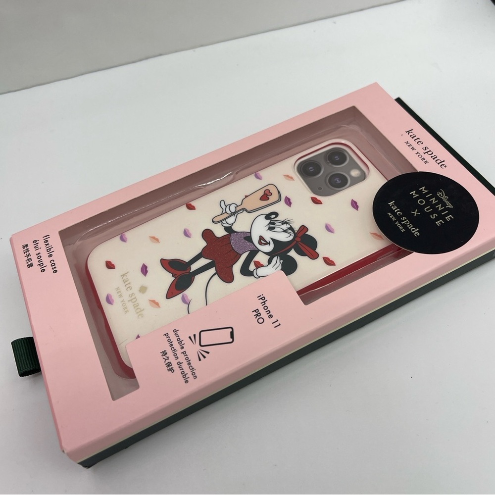 Kate Spade & Disney Minnie Mouse Iphone 11 PRO Case In Box Color Palevelmulti - Picture 3 of 16